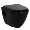 Creavit WC suspendu design sans hygiène en inox (bidet) coloris noir