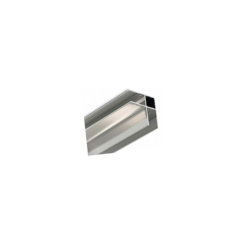 Profilé d'angle pour paroi de douche en verre 8mm L 2m