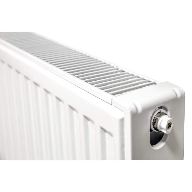 Radiateur universel avec 6 raccordements type 22 hauteur 400 largeur 1200 puissance 1494 w