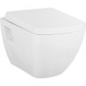 Creavit WC suspendu design avec hygiène en inox (bidet) coloris blanc