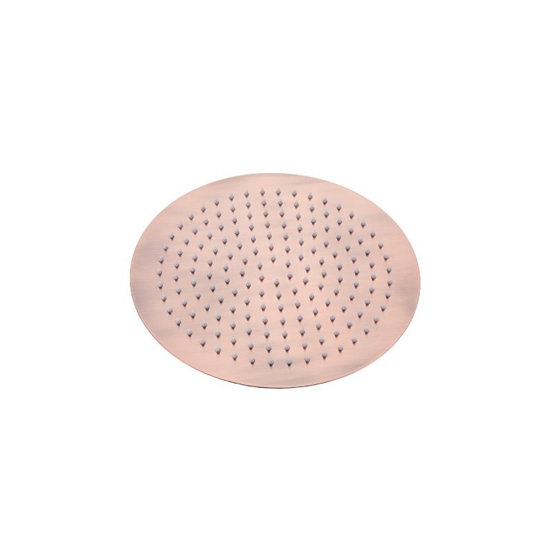 Rainshower rond en cuivre brossé 30 cm