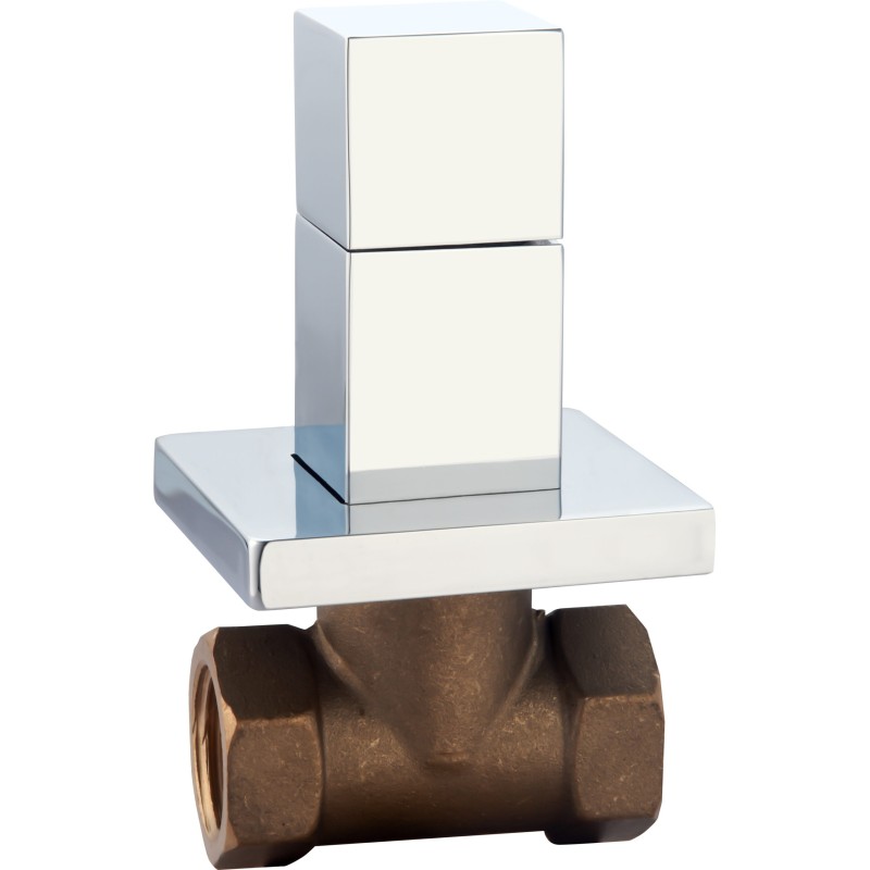 Robinet d'arrêt encastrable 1/2"x1/2"