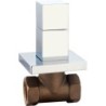 Robinet d'arrêt encastrable 1/2"x1/2"