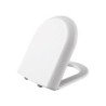 Siège de toilette en Duroplast avec charnières inox et soft-close