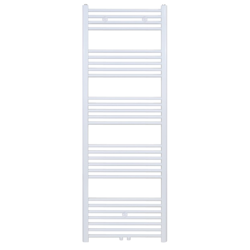 Sèche-serviette avec raccordement central blanc H1700 L600 886 w