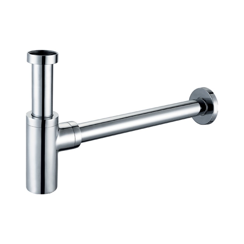 Siphon design de lavabo en laiton chromé G 5/4" L:33cm