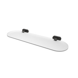 Tablette verre coloris noir