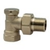 Vanne de retour droit 1/2"F