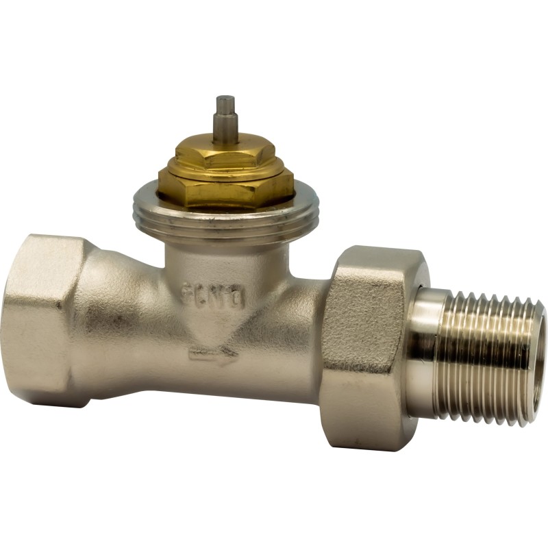 Vanne radiateur thermostatique droit 1/2"F