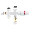 Vanne thermostatique pour radiateur sol blanc 1/2Mx16/2 M30