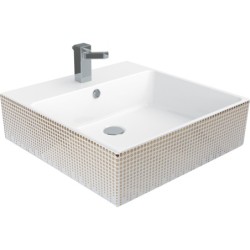 Vasque en céramique blanc...