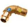 Coude 90° à sertir eau 1/2"Mx15