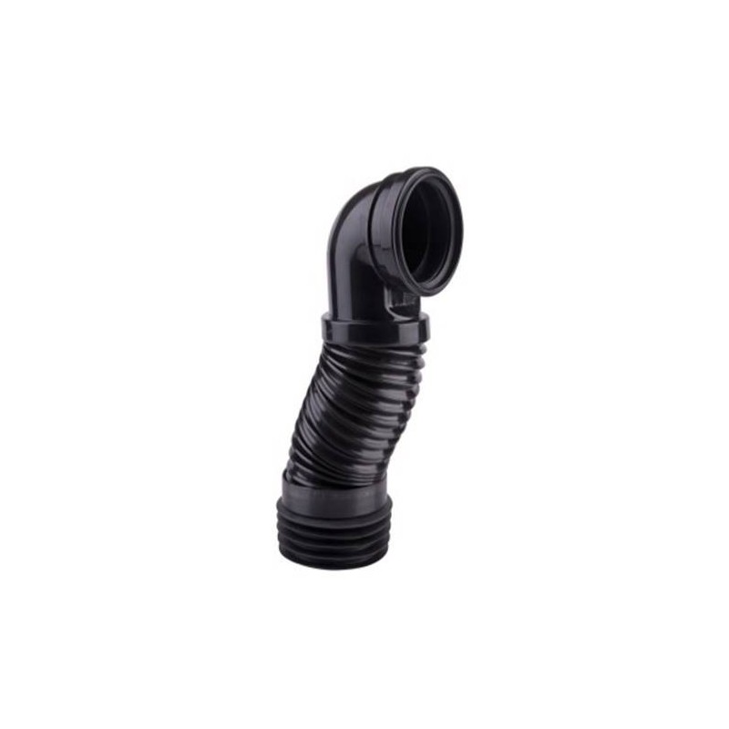 Aloni Coude 90° flexible raccordement mural conique Ø90-110 L:66cm