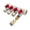 Collecteur à vanne rouge MF-1" 4x16