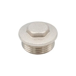 Bouchon nickelé 1"M