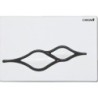 Creavit Plaque de commande coloris blanc noir