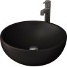 Bocchi vasque à poser avec trou de robinetterie coloris anthracite mat 45 cm
