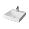 Bocchi vasque à poser avec trou de robinetterie coloris blanc mat 48 cm