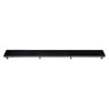 Aloni grille en verre noir pour caniveau de douche 70 cm
