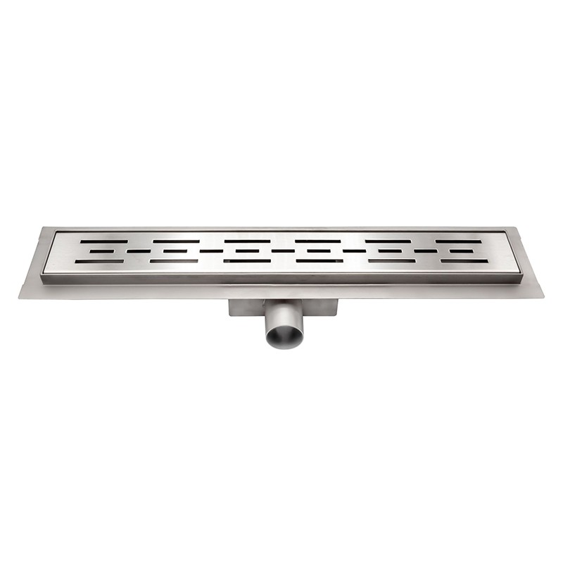 Aloni caniveau de douche complet en inox 70 cm