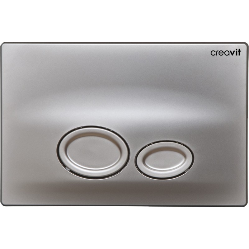 Creavit Plaque de commande coloris gris mat