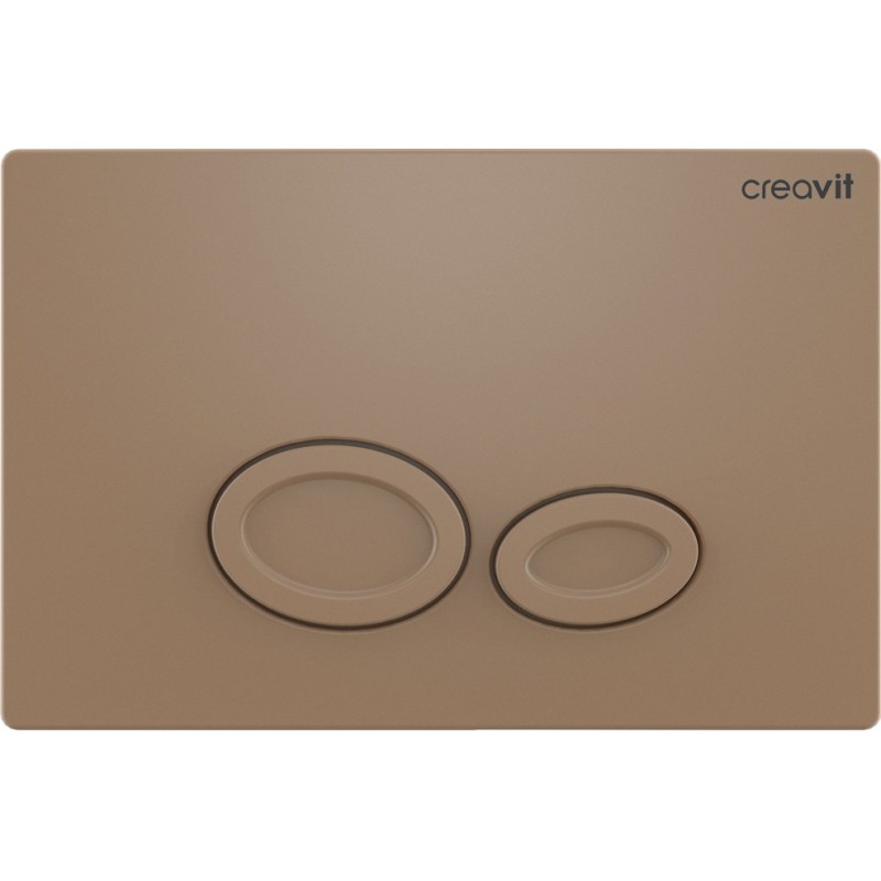Creavit Plaque de commande coloris cappucino mat