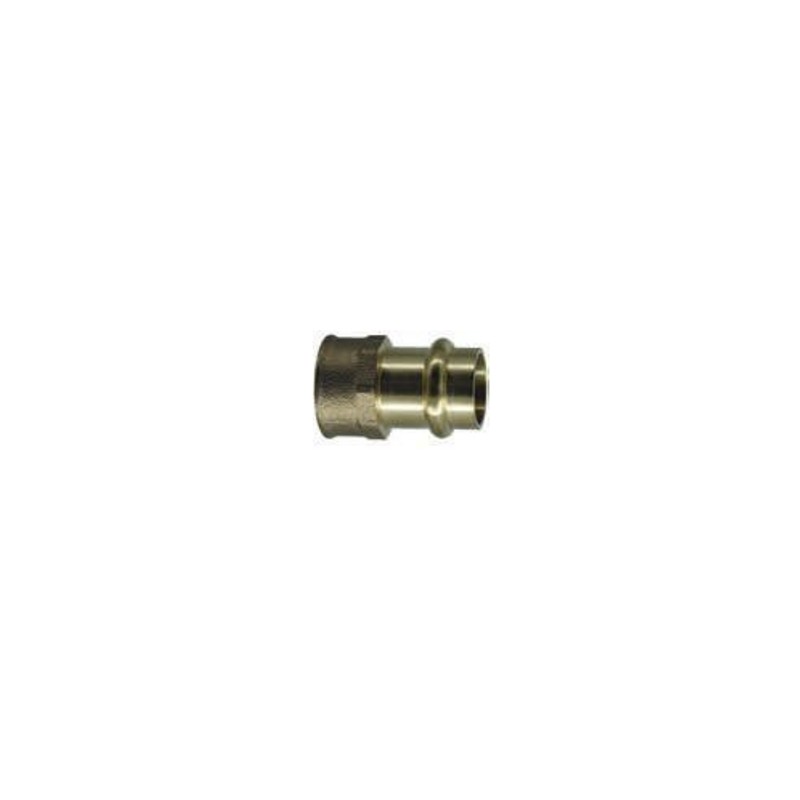 Raccord droit à sertir gaz 1/2"Fx15
