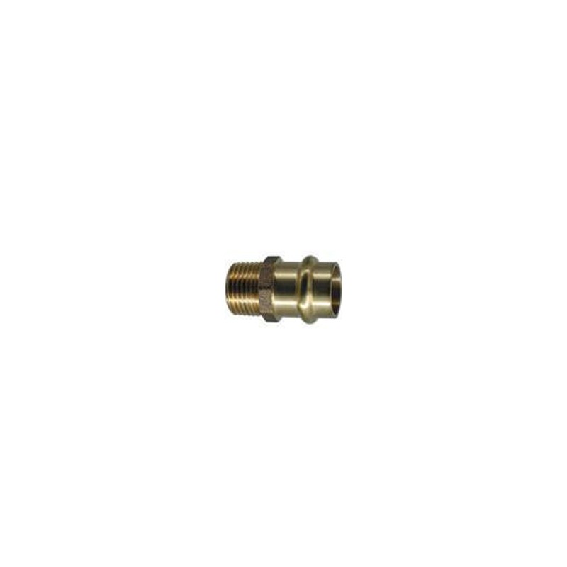 Raccord à sertir gaz 3/4"Mx15