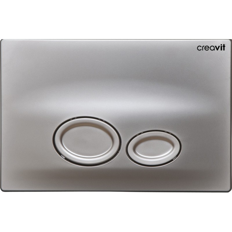 Creavit Plaque de commande coloris gris mat