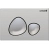 Creavit Plaque de commande coloris chromé