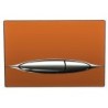 Bocchi Plaque de commande en verre coloris orange