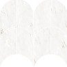 Mailles décoratives Victoria Gold écailles coloris blanc 29x30 cm