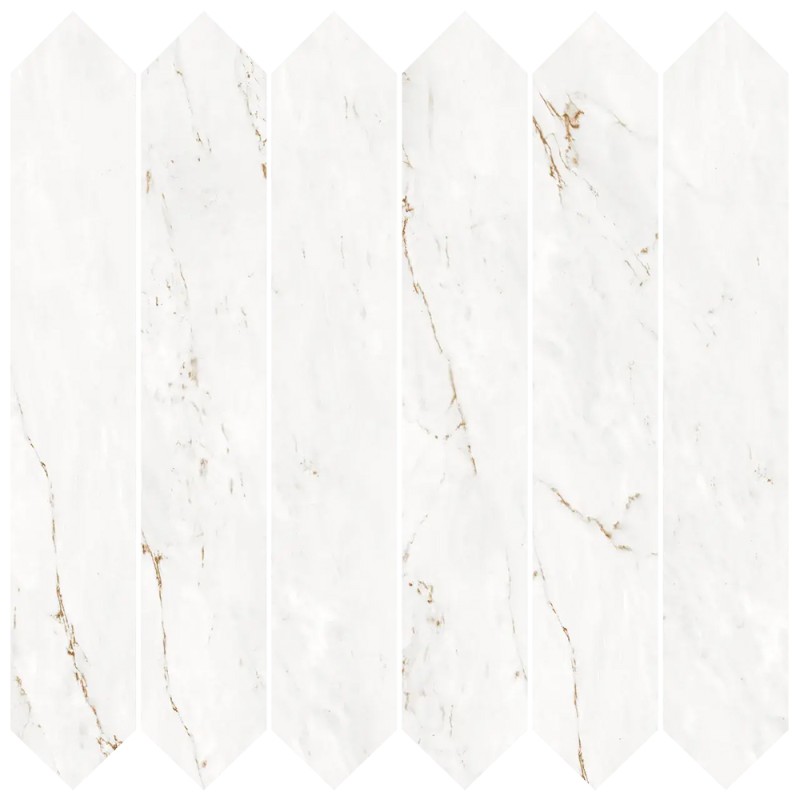 Mailles décoratives Victoria Gold flèche coloris blanc 30x30 cm