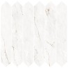 Mailles décoratives Victoria Gold flèche coloris blanc 30x30 cm