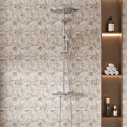 Mailles décoratives Tamesis carré coloris beige 30x30 cm