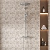 Mailles décoratives Tamesis carré coloris beige 30x30 cm