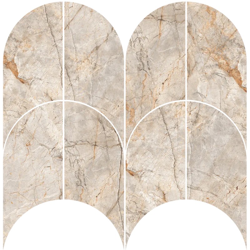 Mailles décoratives Tamesis écailles coloris beige 29x30 cm