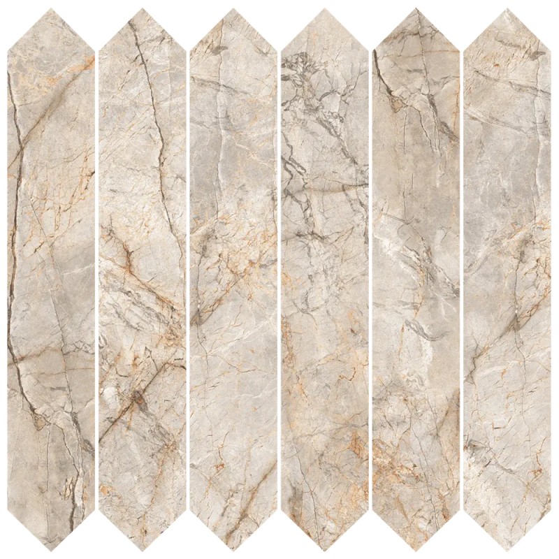 Mailles décoratives Tamesis flèche coloris beige 30x30 cm