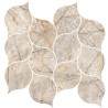 Mailles décoratives Tamesis feuille coloris beige 29x27 cm