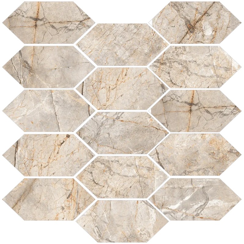 Mailles décoratives Tamesis panal coloris beige 27x27 cm