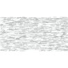 Carrelage Statuario decor mix coloris blanc poli 60x120 cm
