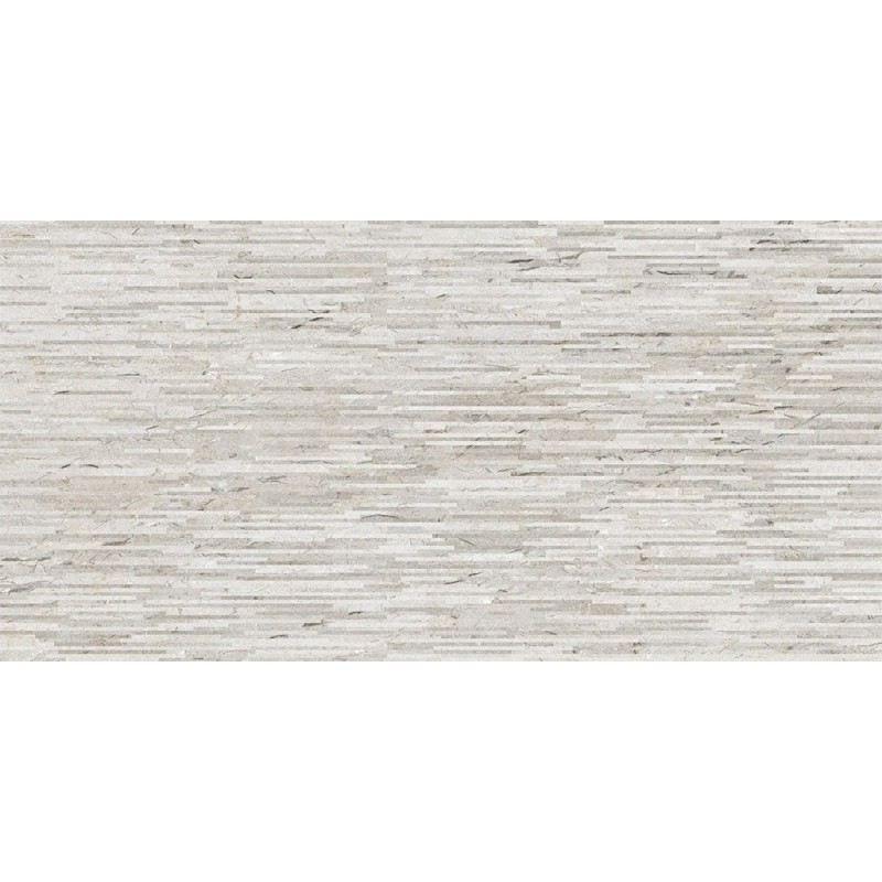 Carrelage Sicilia decor mix coloris blanc poli 60x120 cm
