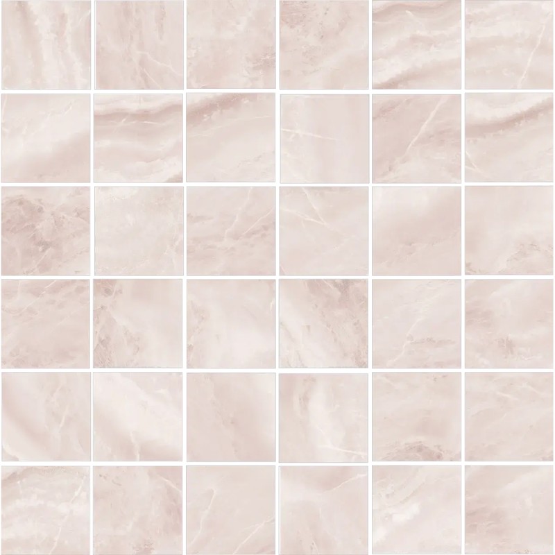 Mailles décoratives Pink Canyon carré coloris beige 30x30 cm
