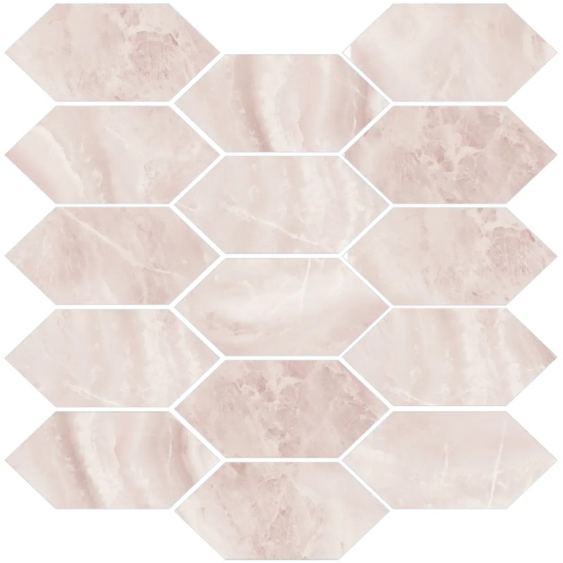 Mailles décoratives Pink Canyon panal coloris beige 27x27 cm