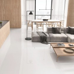 Carrelage Pure coloris blanc mat 60x120 cm