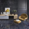Carrelage Piamonte coloris noir poli 60x120 cm