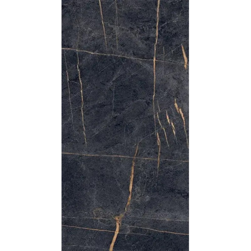 Carrelage Piamonte coloris noir poli 80x160 cm