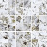 Mailles décoratives Paris carré coloris multicolore 30x30 cm