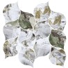 Mailles décoratives Paris feuille coloris multicolore 29x27 cm