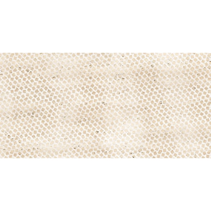 Carrelage Roma decor mix coloris beige poli 60x120 cm